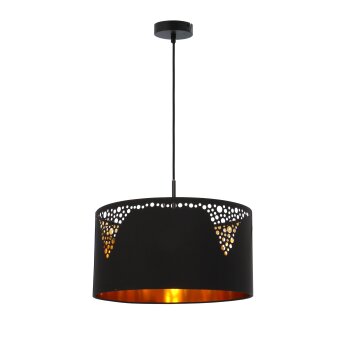 Globo INGEBORG Pendant Light black, 1-light source