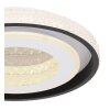 Globo LUCKY Ceiling Light LED black, white, 1-light source, Remote control