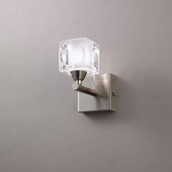 Mantra CUADRAX SATIN Wall Light matt nickel, 1-light source