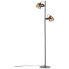 Brilliant-Leuchten CALLEY Floor Lamp black, 2-light sources
