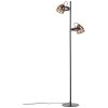 Brilliant-Leuchten CALLEY Floor Lamp black, 2-light sources