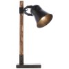 Brilliant-Leuchten DECCA Table lamp Dark wood, black, 1-light source