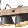 Brilliant-Leuchten DECCA Pendant Light Dark wood, black, 2-light sources