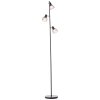 Brilliant-Leuchten BLACKY Floor Lamp black, 3-light sources