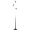 Brilliant-Leuchten BLACKY Floor Lamp black, 3-light sources