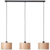 Brilliant-Leuchten ROMM Pendant Light black, 3-light sources