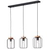 Brilliant-Leuchten TOSH Pendant Light black, 3-light sources