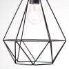 Brilliant-Leuchten DREWNO Pendant Light Light wood, black, 1-light source