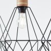 Brilliant-Leuchten DREWNO Pendant Light Light wood, black, 3-light sources