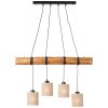 Brilliant-Leuchten VANDER Pendant Light Ecru, black, 4-light sources