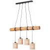 Brilliant-Leuchten VANDER Pendant Light Ecru, black, 4-light sources