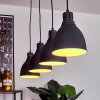 MALABE Pendant Light Dark wood, black, 4-light sources