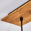 MALABE Pendant Light Dark wood, black, 4-light sources