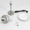 WACISSA Table lamp matt nickel, 1-light source