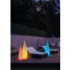 Reality PALMAS outdoor floor lamp LED white, 1-light source, Remote control, Colour changer