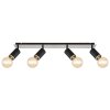 Globo JOSEBA Ceiling Light black, 4-light sources
