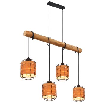 Globo ELMAR Pendant Light black, 4-light sources