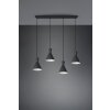 Reality ENZO Pendant Light black, 4-light sources