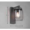 Trio-Leuchten TUELA Wall Light anthracite, 1-light source