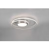 Trio-Leuchten YAVA Ceiling Light LED matt nickel, 1-light source, Remote control