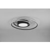 Trio-Leuchten YAVA Ceiling Light LED black, 1-light source, Remote control