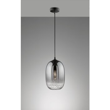 Fischer-Honsel TRACE Pendant Light black, 1-light source
