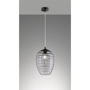 Fischer-Honsel GORDES Pendant Light black, 1-light source