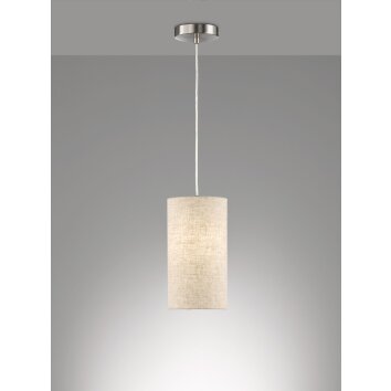 Fischer-Honsel THOR Pendant Light matt nickel, 1-light source