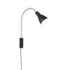 Fischer-Honsel LOLLAND Wall Light black, 1-light source