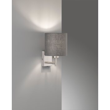 Fischer-Honsel DREAMER Wall Light matt nickel, 1-light source