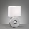 Fischer-Honsel EYE Table lamp silver, 1-light source