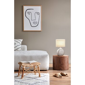 Fischer-Honsel FORO Table lamp silver, 1-light source