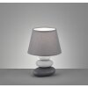 Fischer-Honsel PIBE Table lamp grey, 1-light source