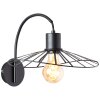 Brilliant-Leuchten LEIKA Wall Light black, 1-light source