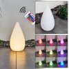 BOUILLI outdoor floor lamp LED white, 1-light source, Remote control, Colour changer