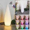 BOUILLI outdoor floor lamp LED white, 1-light source, Remote control, Colour changer
