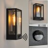CAUDRY Outdoor Wall Light black, 1-light source, Motion sensor