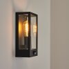 CAUDRY Outdoor Wall Light black, 1-light source, Motion sensor