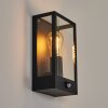 CAUDRY Outdoor Wall Light black, 1-light source, Motion sensor