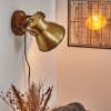 PORCIA Wall Light Dark wood, 1-light source