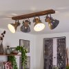 ORNY Ceiling Light grey, Dark wood, 4-light sources
