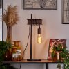 BARBENGO Table lamp rust-coloured, black, 1-light source