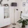 VEZZA Floor Lamp matt nickel, 2-light sources