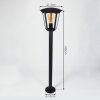 VENNESHAMM path light black, 1-light source
