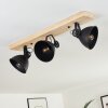 SVANFOLK Ceiling Light Light wood, black, 3-light sources