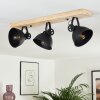 SVANFOLK Ceiling Light Light wood, black, 3-light sources