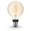 Philips HUE LED White Filament Globe E27 7 Watt 2100 Kelvin 600 Lumen