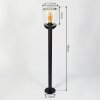 YSTHEIM path light black, 1-light source