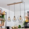 CAROBAL Pendant Light Ecru, black, 3-light sources