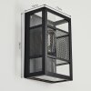 NELGEN Outdoor Wall Light black, 1-light source